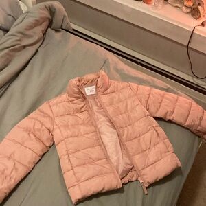 Pink Kids Puffer Jacket